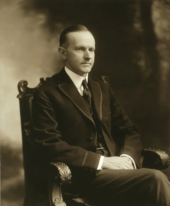 Framed Print : Massachusetts Governor Calvin Coolidge (1872-33), would become the President in 1923. Photo ca. 1919