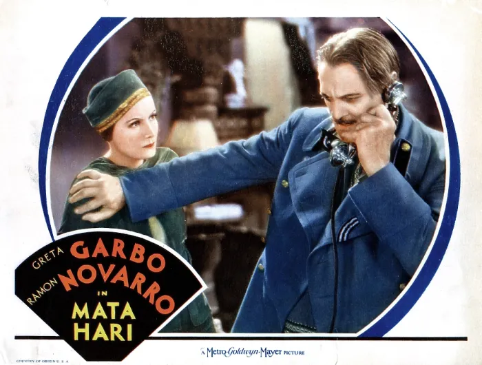 Framed Print : MATA HARI, from left, Greta Garbo, Lionel Barrymore, 1931
