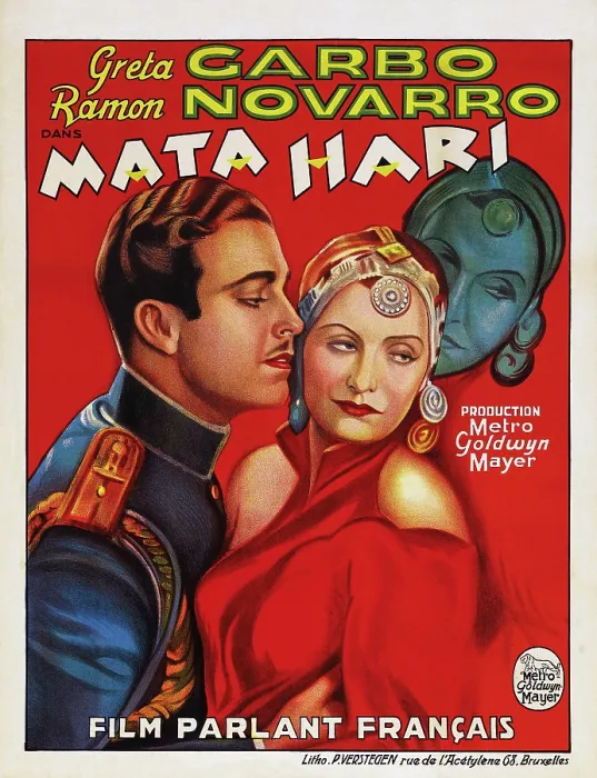 Framed Print : MATA HARI, Ramon Novarro, Greta Garbo, 1931