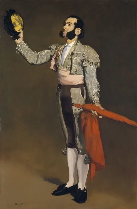 Framed Print : A Matador, by Edouard Manet, 1866-67, French impressionist painting, oil on canvas. This is a portrait of Cayetano Sanz y Pozas, a famous Spanish bullfighter (BSLOC_2017_3_10) Framed Print : A Matador, by Edouard Manet, 1866-67, French impressionist painting, oil on canvas. This is a portrait of Cayetano Sanz y Pozas, a famous Spanish bullfighter (BSLOC_2017_3_10)