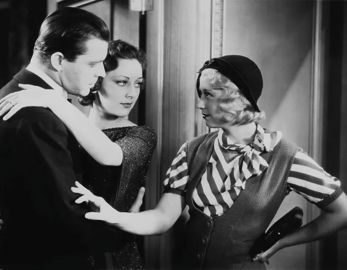Framed Print : THREE ON A MATCH, Lyle Talbot, Ann Dvorak, Joan Blondell, 1932