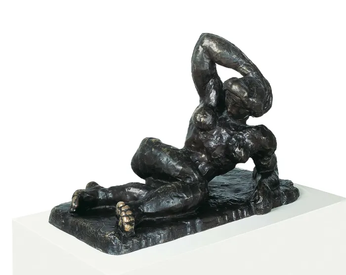 Framed Print : MATISSE, Henri (1869-1954). Reclining Nude. 1907-1908. Fauvism. Sculpture on bronze. FRANCE. Paris Framed Print : MATISSE, Henri (1869-1954). Reclining Nude. 1907-1908. Fauvism. Sculpture on bronze. FRANCE. Paris