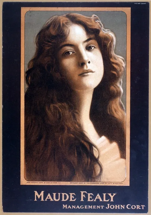 Framed Print : Maude Fealy (1881-1971), American actress, by Burr McIntosh, circa 1906