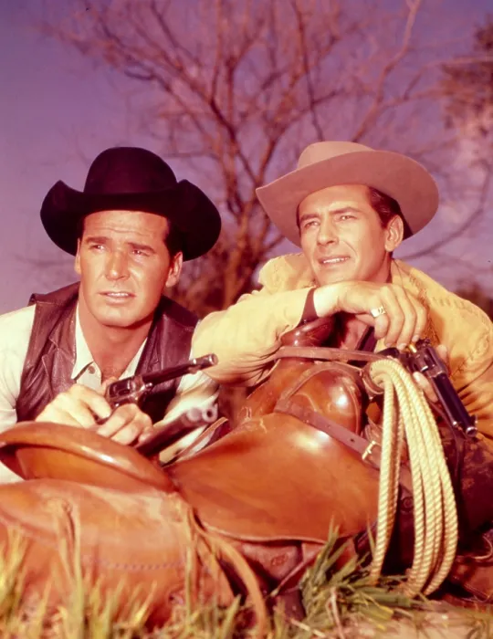 Framed Print : MAVERICK, James Garner, Jack Kelly, 1957-62