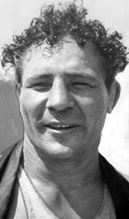 Framed Print : Max Baer Sr. (1909-1959) during workout at Asbury Park, NJ for title bout with Bruno Carnera, on June 14th, 6 / 2 / 34. Courtesy: CSU Archives  /  Everett Collection