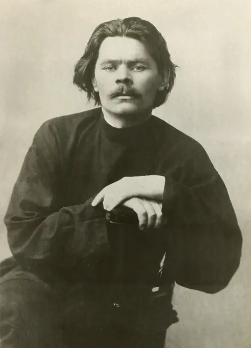 Framed Print : Maxim Gorky in 1922, in exile in Sorrento, Italy