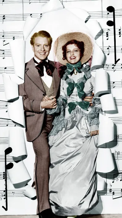 Framed Print : MAYTIME, from left: Nelson Eddy, Jeanette MacDonald, 1937