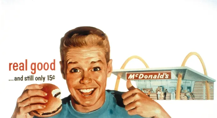 Framed Print : McDonald's restaurant advertisement from the 1950's. McDonald's Corp. photo. Photo by:Everett Collection(BSLOC_2011_6_177) Framed Print : McDonald's restaurant advertisement from the 1950's. McDonald's Corp. photo. Photo by:Everett Collection(BSLOC_2011_6_177)