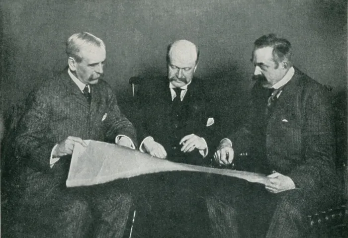 Framed Print : McKim, Mead, and White, partners of the most prominent American architectural firm of the early 20th century, built monumental buildings of classical style Framed Print : McKim, Mead, and White, partners of the most prominent American architectural firm of the early 20th century, built monumental buildings of classical style