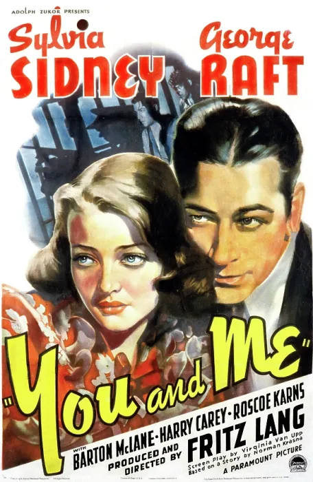 Framed Print : YOU AND ME, Sylvia Sidney, George Raft, 1938 Framed Print : YOU AND ME, Sylvia Sidney, George Raft, 1938