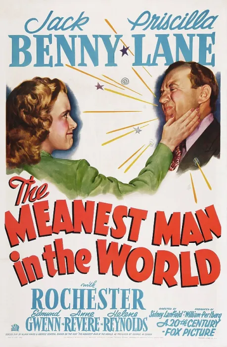 Framed Print : THE MEANEST MAN IN THE WORLD, US poster art, from left: Priscilla Lane, Jack Benny, 1943, TM and Copyright 20th Century Fox Film Corp