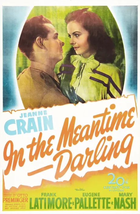 Framed Print : IN THE MEANTIME, DARLING, US poster, Frank Latimore, Jeanne Crain, 1944. 20th Century Fox, TM & Copyright  / courtesy Everett Collection