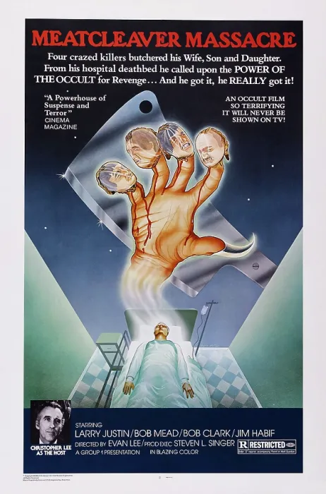 Framed Print : MEATCLEAVER MASSACRE, US poster art, 1977