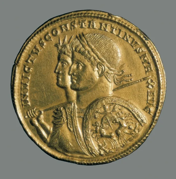 Framed Print : Medal of Constantine and Alexander the Great. Coin. FRANCE. Paris. National Library. AISA / Everett Collection**US SALES ONLY** Framed Print : Medal of Constantine and Alexander the Great. Coin. FRANCE. Paris. National Library. AISA / Everett Collection**US SALES ONLY**