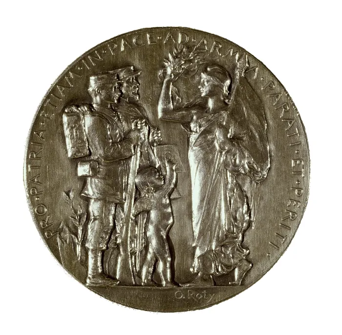 Framed Print : Medal of the Frech Republic, work by Oscar Roty. Coin. SPAIN. Madrid. Lzaro Galdiano Foundation. AISA / Everett Collection**US SALES ONLY**