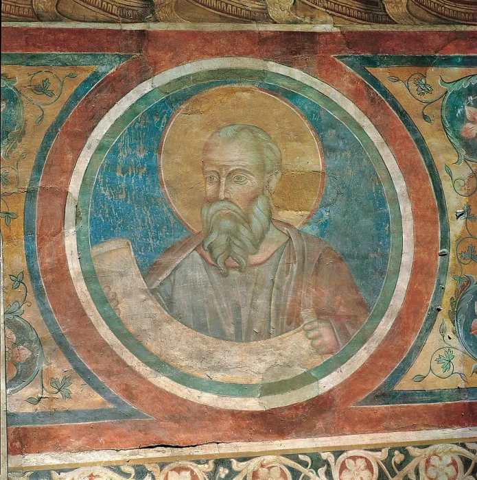 Framed Print : Medallions of the transept, by Unknown Artist, 14th Century, - Italy, Lazio, Rome, Santa Maria Maggiore Basilica. Detail Framed Print : Medallions of the transept, by Unknown Artist, 14th Century, - Italy, Lazio, Rome, Santa Maria Maggiore Basilica. Detail