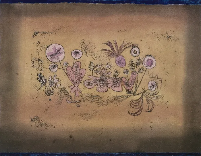 Framed Print : MEDICINAL FLORA, by Paul Klee, 1924, Swiss drawing, watercolor, gouache and ink on paper Framed Print : MEDICINAL FLORA, by Paul Klee, 1924, Swiss drawing, watercolor, gouache and ink on paper
