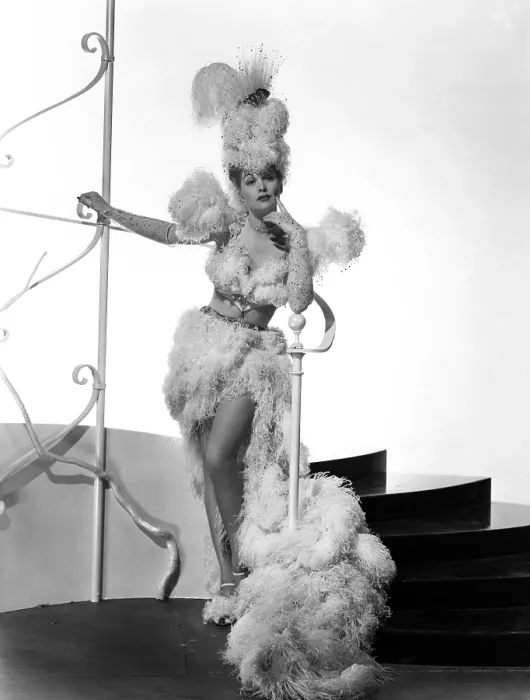 Framed Print : MEET THE PEOPLE, Lucille Ball, in a costume by Irene, 1944