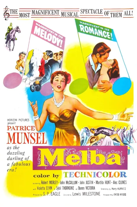 Framed Print : MELBA, US poster art, Patrice Munsel, 1953 Framed Print : MELBA, US poster art, Patrice Munsel, 1953
