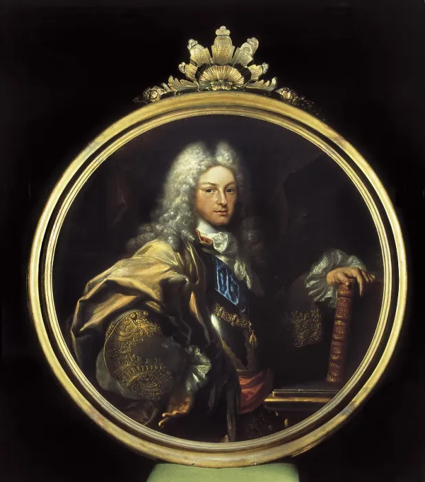 Framed Print : MELeNDEZ o MENeNDEZ, Luis (1716-1780). Portrait of Felipe V. 1st half 18th c. Baroque art. Oil on canvas. SPAIN. Madrid. National Library Framed Print : MELeNDEZ o MENeNDEZ, Luis (1716-1780). Portrait of Felipe V. 1st half 18th c. Baroque art. Oil on canvas. SPAIN. Madrid. National Library