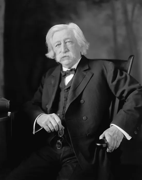 Framed Print : Melville W. Fuller (1833-1910), eighth Chief Justice of the United States Supreme Court from 1888 through 1910