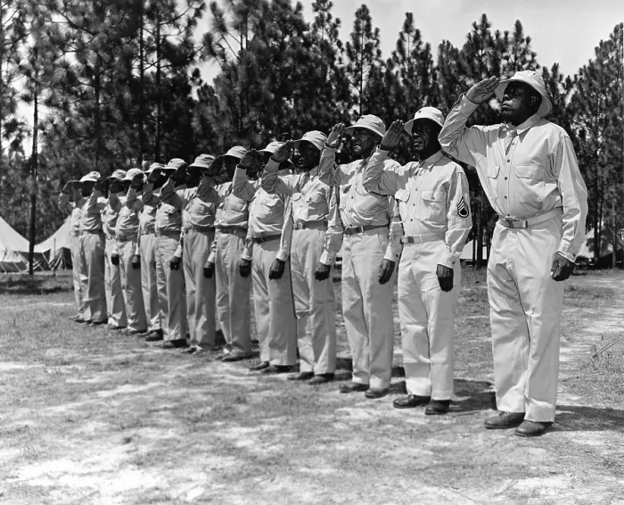Framed Print : Members of the 2nd Batillion of the 25th Infantry of the U.S. Army, around 1941, Camp Polk, LA.. Courtesy: CSU Archives / Everett Collection Framed Print : Members of the 2nd Batillion of the 25th Infantry of the U.S. Army, around 1941, Camp Polk, LA.. Courtesy: CSU Archives / Everett Collection