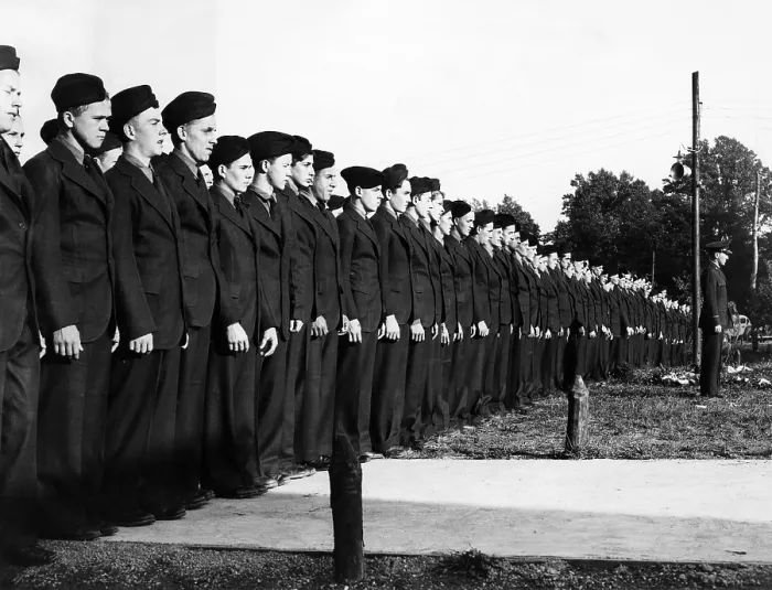 Framed Print : Memebrs of Company 356-SP6 of the Civilian Conservation Corps Camp Montgomery display their new uniforms. Garett Park, Maryland.ca 1939 Framed Print : Memebrs of Company 356-SP6 of the Civilian Conservation Corps Camp Montgomery display their new uniforms. Garett Park, Maryland.ca 1939