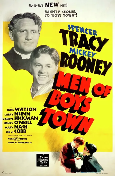 Framed Print : MEN OF BOYS TOWN, Spencer Tracy, Mickey Rooney, 1941 Framed Print : MEN OF BOYS TOWN, Spencer Tracy, Mickey Rooney, 1941