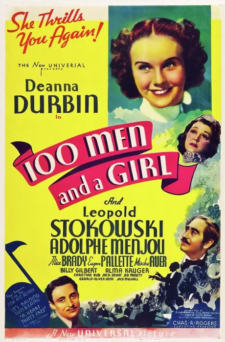 Framed Print : ONE HUNDRED MEN AND A GIRL, Deanna Durbin, Alice Brady, Mischa Auer, Adolphe Menjou, 1937 Framed Print : ONE HUNDRED MEN AND A GIRL, Deanna Durbin, Alice Brady, Mischa Auer, Adolphe Menjou, 1937