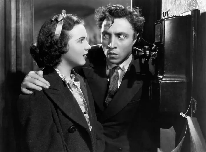Framed Print : ONE HUNDRED MEN AND A GIRL, Deanna Durbin, Mischa Auer, 1937