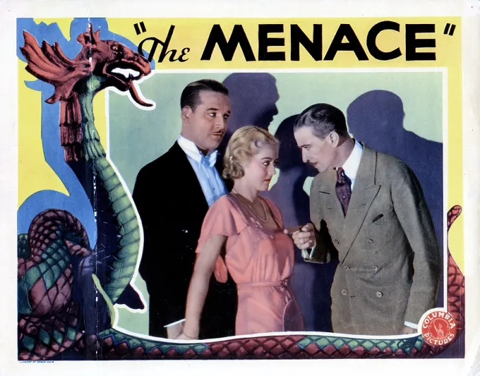 Framed Print : THE MENACE, from left, Walter Byron, Bette Davis, H.B. Warner, 1932 Framed Print : THE MENACE, from left, Walter Byron, Bette Davis, H.B. Warner, 1932