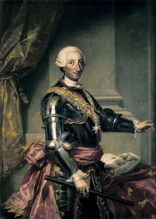 Framed Print : MENGS, Anton Raphael (1728-1779). Portrait of Charles III. 1761. Neoclassicism. Oil on canvas. SPAIN. Madrid. Prado Museum. AISA / Everett Collection**US SALES ONLY**
