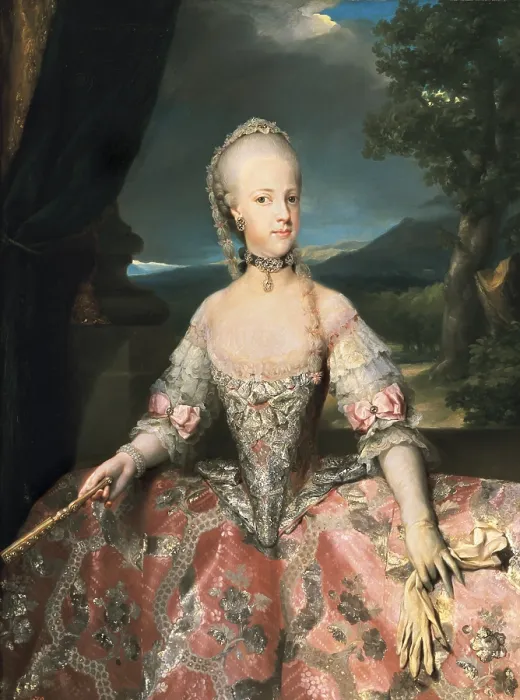 Framed Print : MENGS, Anton Raphael (1728-1779). Maria Carolina de Lorena, queen of Naples. ca. 1770. Neoclassicism. Oil on canvas. SPAIN. Madrid. Prado Museum