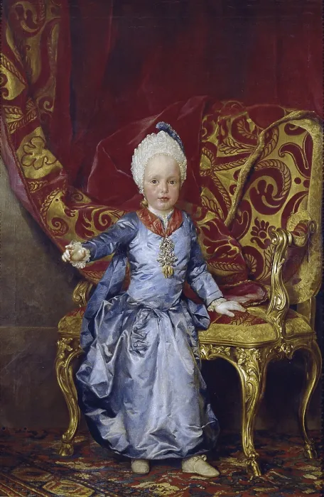 Framed Print : MENGS, Anton Raphael (1728-1779). Archduke Francis of Austria. 1770. Neoclassicism. Oil on canvas. SPAIN. Madrid. Prado Museum