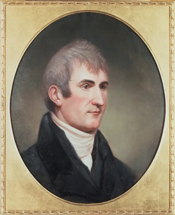 Framed Print : Meriwether Lewis 1774-1809. Portrait by Charles Wilson Peale