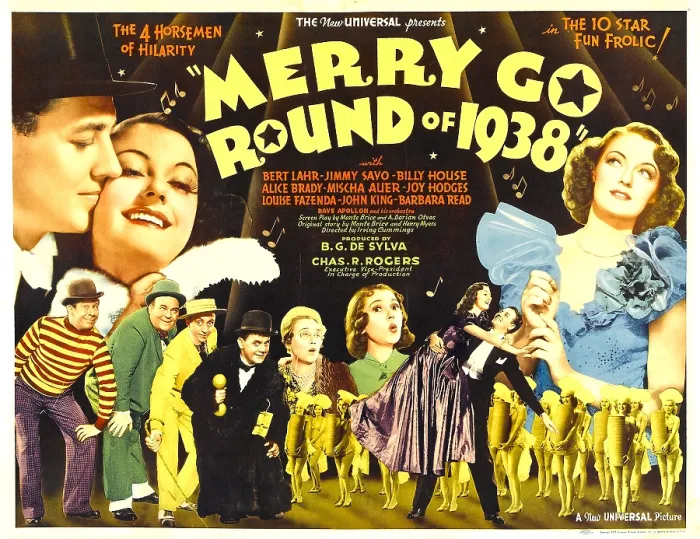 Framed Print : MERRY GO ROUND OF 1938, bottom from left: Bert Lahr, Billy House, Mischa Auer, Jimmy Savo, 1937 Framed Print : MERRY GO ROUND OF 1938, bottom from left: Bert Lahr, Billy House, Mischa Auer, Jimmy Savo, 1937