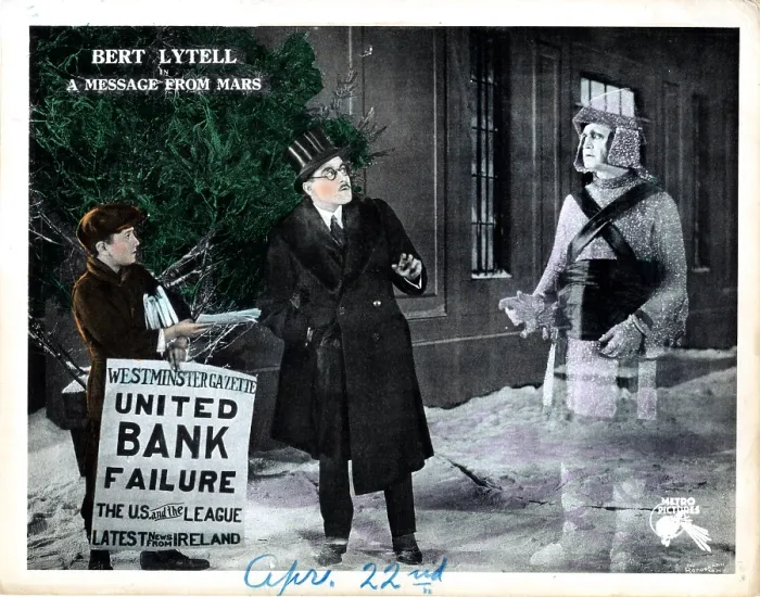 Framed Print : A MESSAGE FROM MARS, center and right, Bert Lytell, Alphonse Ethier, 1921 Framed Print : A MESSAGE FROM MARS, center and right, Bert Lytell, Alphonse Ethier, 1921