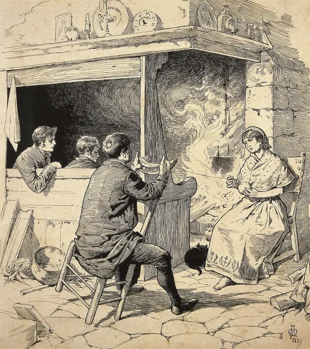 Framed Print : MESTRES I OO, Apelles (1854-1936). National Episodes. 1885. Picture for an edition of the 'Episodios Nacionales' (National Episodes, 1883-1885). Etching. SPAIN Framed Print : MESTRES I OO, Apelles (1854-1936). National Episodes. 1885. Picture for an edition of the 'Episodios Nacionales' (National Episodes, 1883-1885). Etching. SPAIN