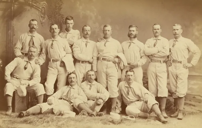 Framed Print : Metropolitan Club was an independent professional team founded in 1880. They played games in Manhattan, Brooklyn, and Hoboken, New Jersey, building a large fan base Framed Print : Metropolitan Club was an independent professional team founded in 1880. They played games in Manhattan, Brooklyn, and Hoboken, New Jersey, building a large fan base