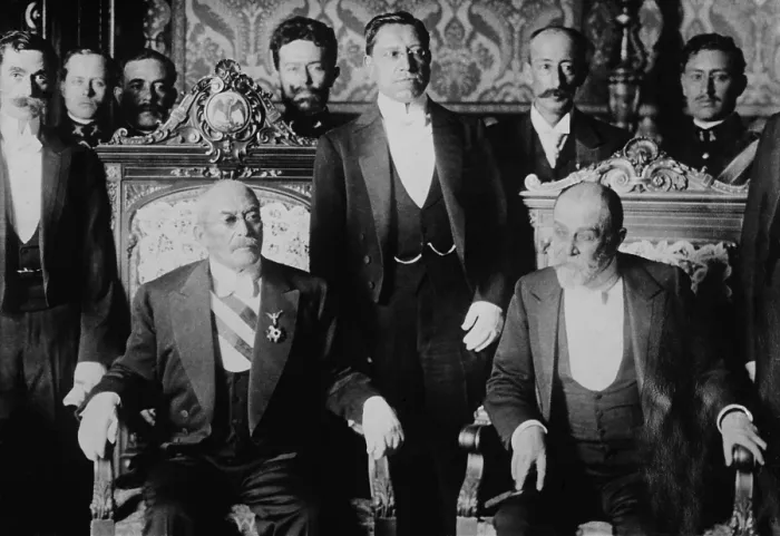 Framed Print : Mexican President Victoriano Huerta and his cabinet after the ouster and murder of President Madero. His counter-revolutionary government lasted only 17 months Framed Print : Mexican President Victoriano Huerta and his cabinet after the ouster and murder of President Madero. His counter-revolutionary government lasted only 17 months