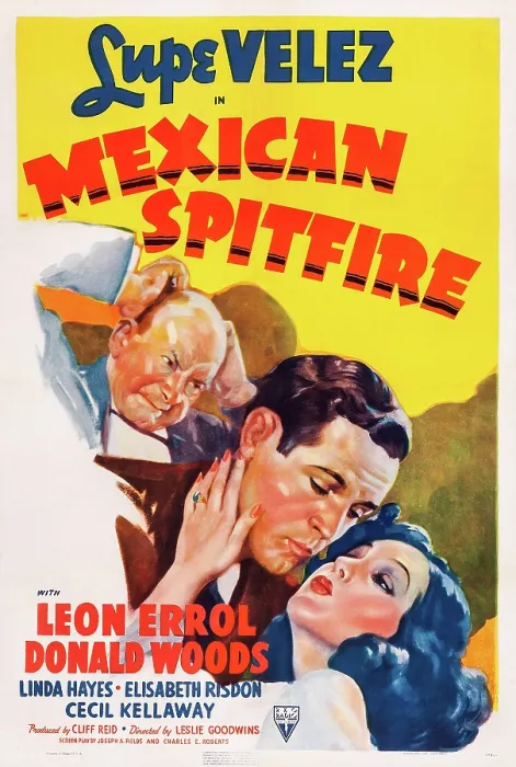 Framed Print : MEXICAN SPITFIRE, US psoter art, Leon Errol, Donald Woods, Lupe Velez, 1940