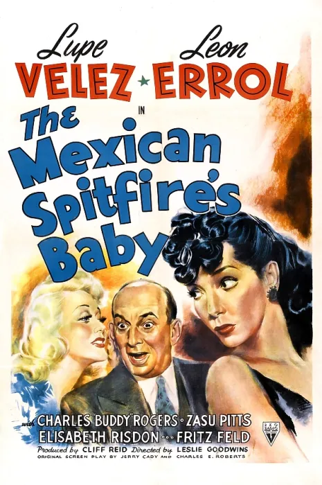 Framed Print : MEXICAN SPITFIRE'S BABY, US poster, from left: Marion Martin, Leon Errol, Lupe Velez, 1941