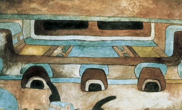 Framed Print : MEXICO. OAXACA. Monte Albn. Frescos in the interior of the grave 105. Detail. Zapotec art. Fresco. AISA / Everett Collection (3048245)**US SALES ONLY** Framed Print : MEXICO. OAXACA. Monte Albn. Frescos in the interior of the grave 105. Detail. Zapotec art. Fresco. AISA / Everett Collection (3048245)**US SALES ONLY**