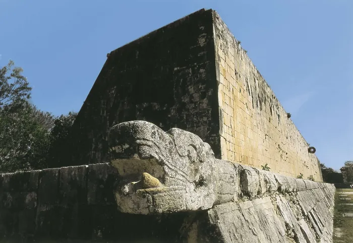 Framed Print : MEXICO. YUCATN. Chichn Itz. Ball Court. Maya art. AISA / Everett Collection**US SALES ONLY**