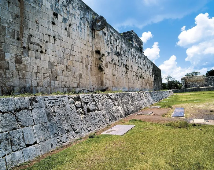 Framed Print : MEXICO. YUCATN. Chichn Itz. Ball Court. Maya art. AISA / Everett Collection**US SALES ONLY**
