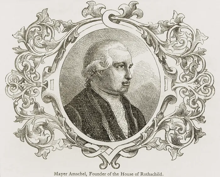 Framed Print : Meyer Amschel Rothschild (1744-1812), founder of the international banking family. Ca. 1790