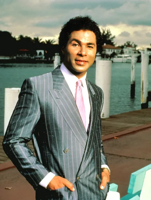 Framed Print : MIAMI VICE, Philip Michael Thomas, television, 1984-1989.'