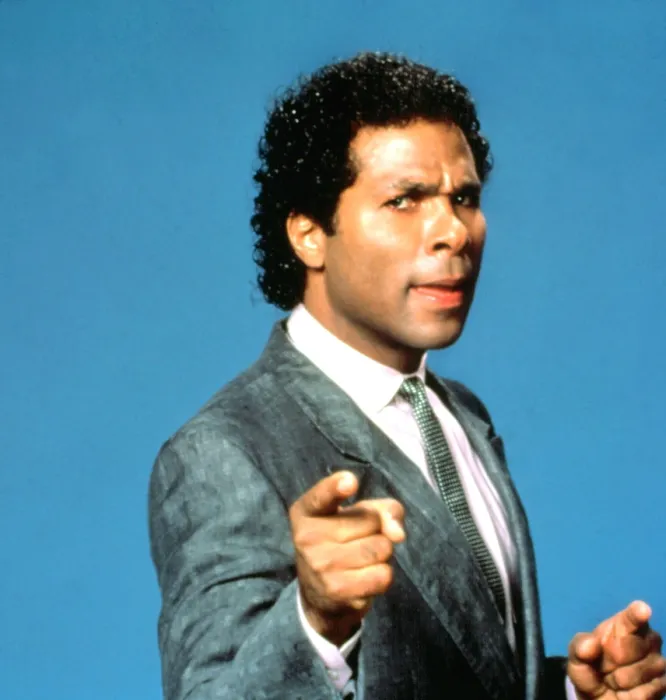 Framed Print : MIAMI VICE, Philip Michael Thomas, television, 1984-1989.'