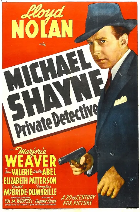 Framed Print : MICHAEL SHAYNE: PRIVATE DETECTIVE, US potter, Lloyd Nolan, 1940. 20th Century Fox, TM & Copyright / courtesy Everett Collection Framed Print : MICHAEL SHAYNE: PRIVATE DETECTIVE, US potter, Lloyd Nolan, 1940. 20th Century Fox, TM & Copyright / courtesy Everett Collection