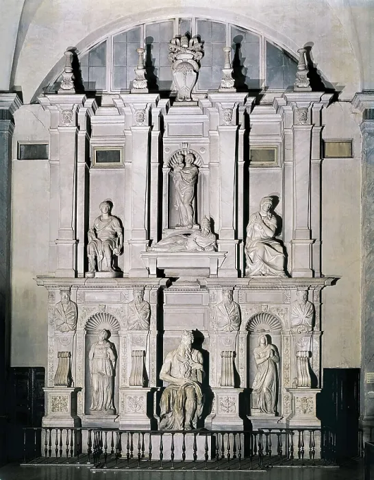 Framed Print : Michelangelo (1475-1564). Tomb of Julius II. 1545. ITALY. Rome. Church of San Pietro in Vincoli. Renaissance art. Cinquecento. Sculpture on marble Framed Print : Michelangelo (1475-1564). Tomb of Julius II. 1545. ITALY. Rome. Church of San Pietro in Vincoli. Renaissance art. Cinquecento. Sculpture on marble